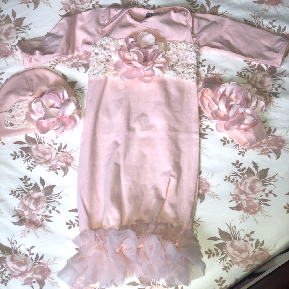 Posh Baby Blooms baby girl outfit